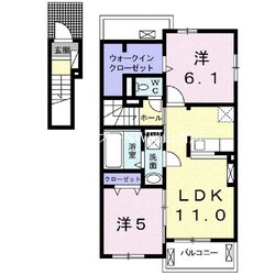 備中箕島駅 徒歩13分 2階の物件間取画像